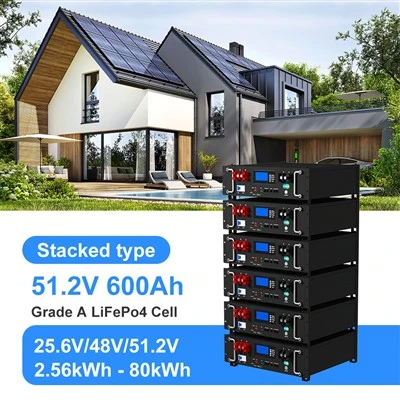 Aurinko 30 kWh teline asennettu 51,2 V 600AH -luokan A litiumakku